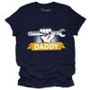 TEEAMORE Daddy's Little Helper Shirt Matching Father and Sons Mechanic Graphic Toddler T-Shirts Navy view 3