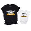 TEEAMORE Daddy's Little Helper Shirt Matching Father and Sons Mechanic Graphic Youth T-Shirts White view 1