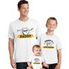 TEEAMORE Daddy's Little Helper Shirt Matching Father and Sons Mechanic Graphic Youth T-Shirts White view 2
