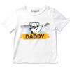 TEEAMORE Daddy's Little Helper Shirt Matching Father and Sons Mechanic Graphic Youth T-Shirts White view 4