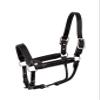 WESTERN CROCODILE EMBOSSED SHOW HALTER COB BLACK view 1