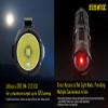 Nitecore MT10C 920 Lumen ARC Rail Tactical Helmet Light, Rechargeable and Rotary with Red Light view 4
