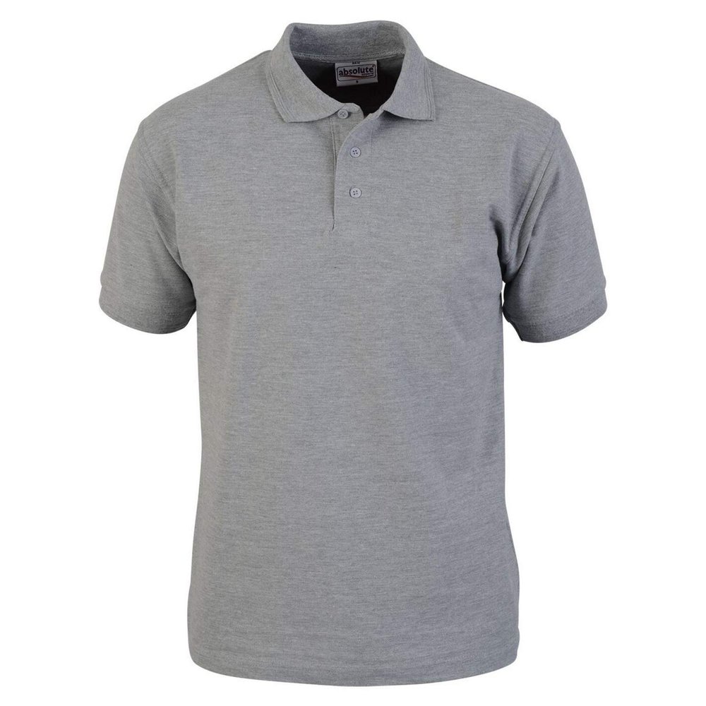 Absolute Apparel Mens Precision Polo Shirt (2XL) (Sport Gray)