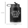 Preacher Gift Careful or You'll End Up in My Sermon Funny Minister Pastor Missionary Insulated Water Bottle 32oz BPA Free view 2