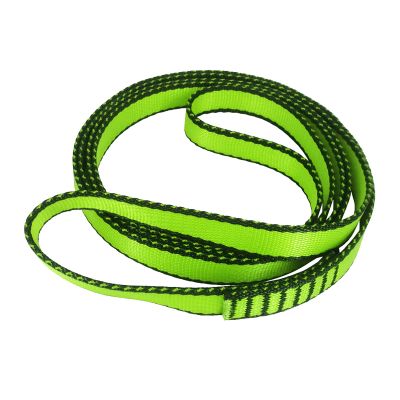 FOSER 18mm Nylon Climbing Sling Runner, 23KN Nylon Rope,Apply to Rock Climbing, Mountaineering, Hiking, Downhill, Emergency Equipment, etc (Green(1pcs), 60cm/24inch)