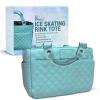 Kami-So Ice Skate Tote Bag | Figure Skate Storage Bag with Side Compartments & Carry Handle | Ice Skates Womens Fit for Practice Essentials | Ideal for Skating Accessories & Gifts | Cloud Nine view 1