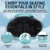 Kami-So Ice Skate Tote Bag | Figure Skate Storage Bag with Side Compartments & Carry Handle | Ice Skates Womens Fit for Practice Essentials | Ideal for Skating Accessories & Gifts | Cloud Nine view 3