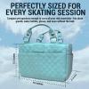 Kami-So Ice Skate Tote Bag | Figure Skate Storage Bag with Side Compartments & Carry Handle | Ice Skates Womens Fit for Practice Essentials | Ideal for Skating Accessories & Gifts | Cloud Nine view 4