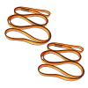 FOSER 18mm Nylon Climbing Sling Runner, 23KN Nylon Rope,Apply to Rock Climbing, Mountaineering, Hiking, Downhill, Emergency Equipment, etc (Orange(2pcs), 120cm/48inch) view 1
