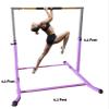 Athletic Bar Expandable Gymnastics Kip Bar Horizontal Bar Professional Junior Gymnastic Training High Bar Asymmetric Bar 13 Level Height Adjustable 3 to 5 FT Indoor Outdoor Use HD Curved Legs (Purple) view 4