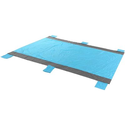 FENRONG Sand Free Beach Blanket, Large Persons Beach Mat,Outdoor Picnic Mat, Camping, Hiking and Music Festivals Lightweight Quick Drying Heat Resistant,Dark Blue 210 200cm