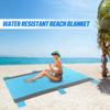 FENRONG Sand Free Beach Blanket, Large Persons Beach Mat,Outdoor Picnic Mat, Camping, Hiking and Music Festivals Lightweight Quick Drying Heat Resistant,Dark Blue 210 200cm view 3