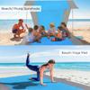 FENRONG Beach Mat,Outdoor Picnic Lightweight,Quick Drying Heat ResistantSandfree Beach Blanket Large Sandless Beach Mat Waterproof Pocket Picnic Blanket,White,213x275cm view 3