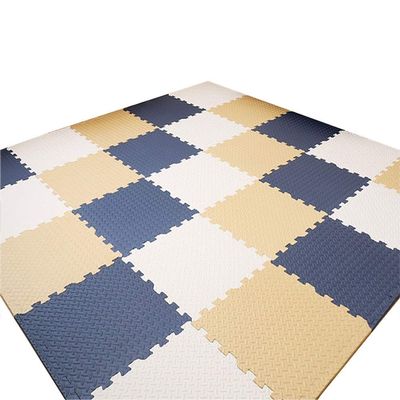 ALGFree Interlocking Carpet Tiles, Protective Flooring Mats Easy Care Non-Slip Living Room Crawling Rugs Children's Room Kindergarten, 30x30cm, 1.2cm, 5 Colors (Color : D, Size : 40-Tiles)