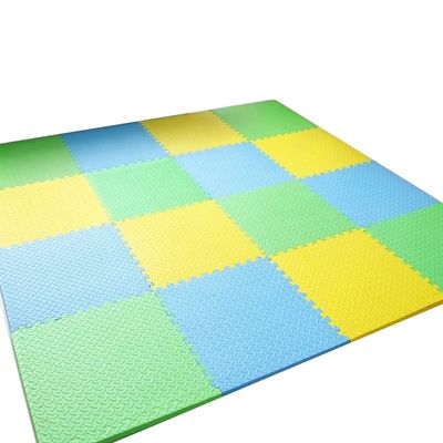 ALGFree Child Crawling Mat, Interlocking Splice Carpet Floors Tiles Environmental Protection Floor Puzzle Mats Bedroom Home Jigsaw Foam Exercise MatFree Cut (Color : A, Size : 60x60x1.2cm-6pcs)
