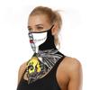 YAYOUREL Halloween Scary Skull Mask Halloween Masks for Adults Skeleton Bandana Neck Gaiter Face Mask Covering Ear Loop Hole Triangle Bandanas for Men Women UV Face Scarf Mask Cover Fishing view 2