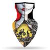 YAYOUREL Halloween Scary Skull Mask Halloween Masks for Adults Skeleton Bandana Neck Gaiter Face Mask Covering Ear Loop Hole Triangle Bandanas for Men Women UV Face Scarf Mask Cover Fishing view 3