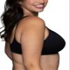 Vanity Fair Women's Body Shine Full Coverage T-Shirt Bra, Wirefree-Black Jacquard, 36C view 2