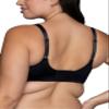 Vanity Fair Women's Body Shine Full Coverage T-Shirt Bra, Wirefree-Black Jacquard, 36C view 3
