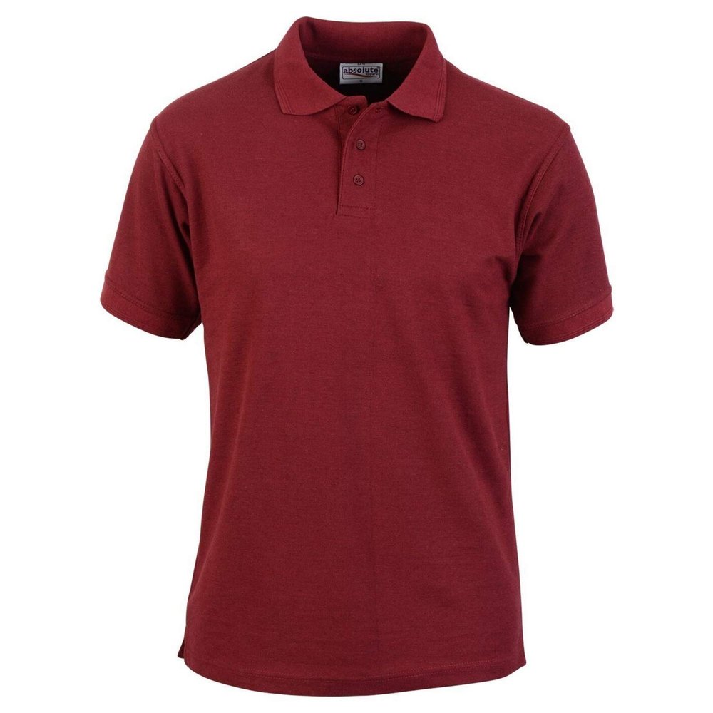 Absolute Apparel Mens Precision Polo Shirt (2XL) (Burgundy)