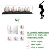 Baseball Display Case for 4 Pack in one,Baseball Holders for Balls Display,Acrylic Baseball Stand Storage ,Memorabilia Display Case for Tennis Ball,Lacrosse Ball,Bocce Ball view 3