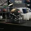 Football Helmet Display Case Full Size,Acrylic Helmet Display Case Black Acrylic Base,Self-Assembly Helmet Display Box Protection Holder Dustproof Sports Collectibles Storage Showcase view 2