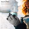 Vgogfly Winter Knit Gloves Warm Full Fingers Men Women with Upgraded Touch Screen - Anti-Slip Glove Fleece Lined view 2