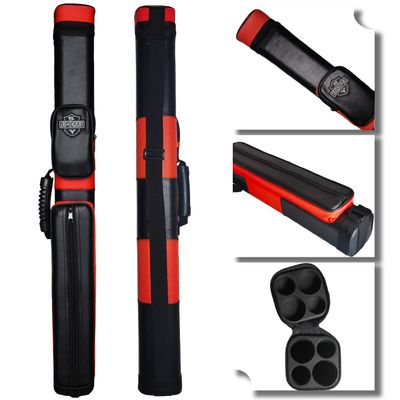 BY SPORTS 2x2 Hard cue case Square Pool Cue Billiard Stick Carrying Case