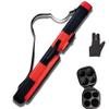 BY SPORTS 2x2 Hard cue case Square Pool Cue Billiard Stick Carrying Case view 2