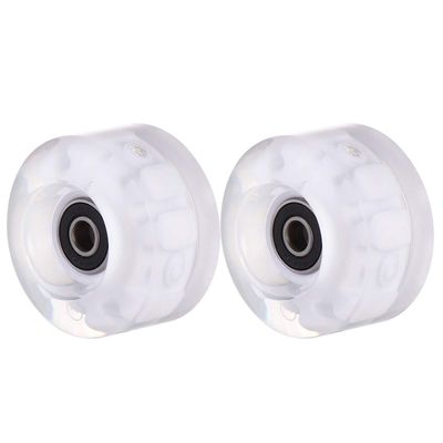2pcs Wear-resistant Roller Skates High-performance Pu Wheels and Bearings for Outdoor Skating Streets and Sidewalks