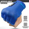 WYOX Hand Wraps Inner Gloves for Kickboxing, Hand Protection for Punching Bag Boxing Glove Liners, Muay Thai, Speed Bag Gloves, Wrist Wrap Training Gloves for Under Mitts & Elasticated view 2