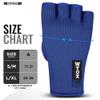 WYOX Hand Wraps Inner Gloves for Kickboxing, Hand Protection for Punching Bag Boxing Glove Liners, Muay Thai, Speed Bag Gloves, Wrist Wrap Training Gloves for Under Mitts & Elasticated view 3