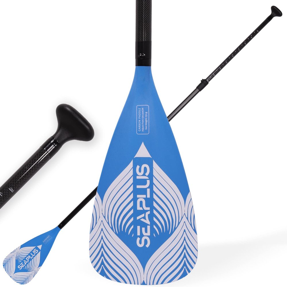 Carbon Fiber paddle, 3-PCS Adjustable paddle for stand up paddle board , SUP paddle, adjusted from 67" to 82.6"(1.7-2.1m)1.65Lb(751g)