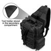 G4Free Large Tactical EDC Sling Bag Backpack, Military Molle Bag Single Strap Shoulder Backpack for Men (Black) view 3
