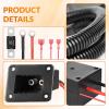 CLUBRALLY 36V Powerwise Charger Receptacle Fit for EZGO Medalist TXT/DCS/PDS Electric Golf Carts, OEM#73051-G29, 73063-G01 view 2
