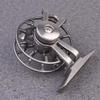 BESPORTBLE Fly Reels Fly Fishing Reel Large Arbor Aluminum Alloy Body Smooth Fly Reel (Right Hand Silver) view 2