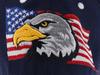 Anna-Kaci USA American Flag Patriotic Eagle Hawk Embossed 3D Adjustable Velcro Baseball Caps Hats, Blue USA view 3