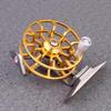 BESPORTBLE Fly Reels Fly Fishing Reel Large Arbor Aluminum Alloy Body Smooth Fly Reel (Right Hand Golden) view 3