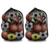 BROTOU Extra Large Sports Ball Bag Mesh, Basketball Bags Team Balls, Adjustable Shoulder Strap, Team Work Ball Bags for Holding Soccer, Football, Volleyball, Swimming Gear (30 x 40) (2PCS) view 1