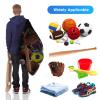 BROTOU Extra Large Sports Ball Bag Mesh, Basketball Bags Team Balls, Adjustable Shoulder Strap, Team Work Ball Bags for Holding Soccer, Football, Volleyball, Swimming Gear (30 x 40) (2PCS) view 4