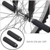 1Pair Bike Pegs,Bike Pegs Foot Pedals Backseats Stands,MTB BMX Bike Alloy Foot Stunt Pegs Footrest Lever Cylinder Grip Fit 3/8'' Axle,Blue view 2