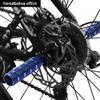1Pair Bike Pegs,Bike Pegs Foot Pedals Backseats Stands,MTB BMX Bike Alloy Foot Stunt Pegs Footrest Lever Cylinder Grip Fit 3/8'' Axle,Blue view 4