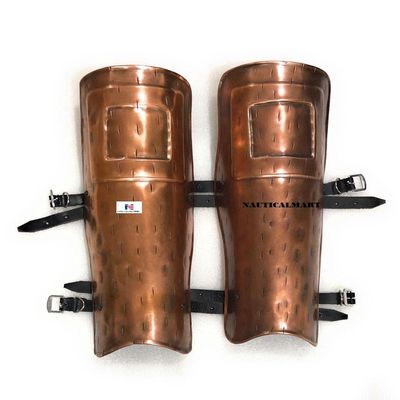 Nautical-Mart Gothic Medieval Knight Steel Greaves Leg Armor: Halloween Costume