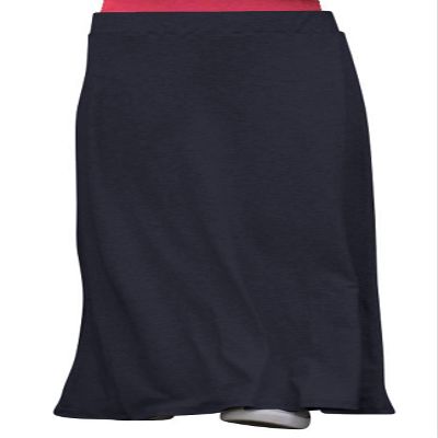 Kosher Casual Maxi A-Line Skirt for Girls Elastic Waist in Lightweight Viscose Spandex Small Dark Navy