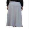 Kosher Casual Maxi A-Line Skirt for Girls Elastic Waist in Lightweight Viscose Spandex Small Dark Navy view 3