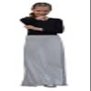 Kosher Casual Maxi A-Line Skirt for Girls Elastic Waist in Lightweight Viscose Spandex Small Dark Navy view 4