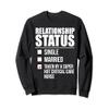Relationship Status Taken by Hot Critical Care Nurse Love Sweatshirt view 1