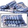 ANTSANG Kids Merino Wool Hiking Socks Toddlers Boys Girls Winter Warm Thick Thermal Crew Boot Heavy Cozy Snow Cabin Gift Snowboarding Socks 6 Pairs for Childs(Unicorn Stripe,8-12Y) view 3