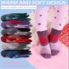 ANTSANG Kids Merino Wool Hiking Socks Toddlers Boys Girls Winter Warm Thick Thermal Crew Boot Heavy Cozy Snow Cabin Gift Snowboarding Socks 6 Pairs for Childs(Mix Color A,8-12 Y view 4