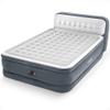 Intex 64447ED Dura-Beam Deluxe Ultra Plush Air Mattress with Headboard: Fiber-Tech  Queen Size  Built-in Electric Pump  18in Bed Height  600lb Weight Capacity view 1